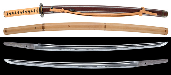 信盧 小刀の柄 小刀の柄 信盧銘