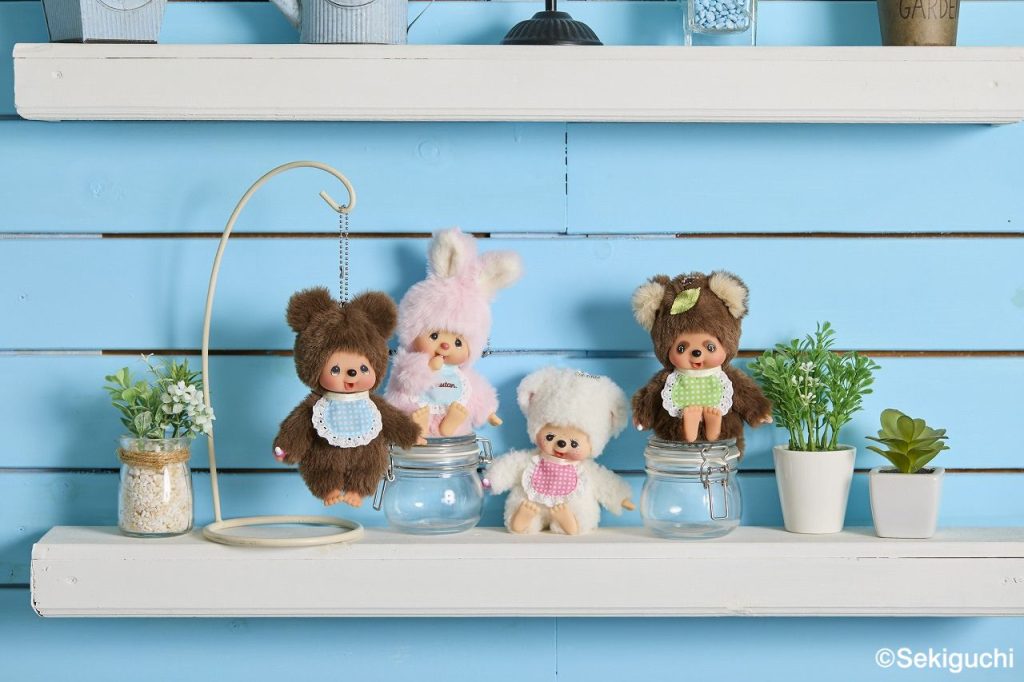 モンチッチ フレンズ】キーチェーン クマ/チャム/タヌタヌ/チムたん