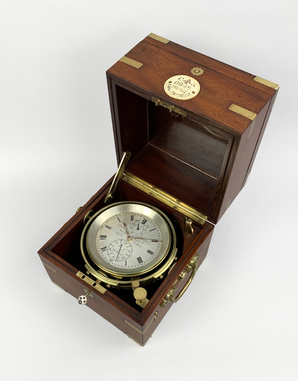 1900年頃 Chas Frodsham 住所入り 船舶時計 動作品 状態良好 1900年頃