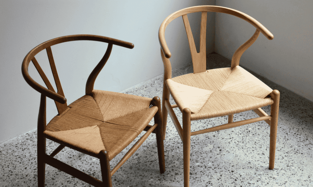 芝犬コロ新品未使用カールハンセン&サンCH24ワイチェアチーク材正規品1