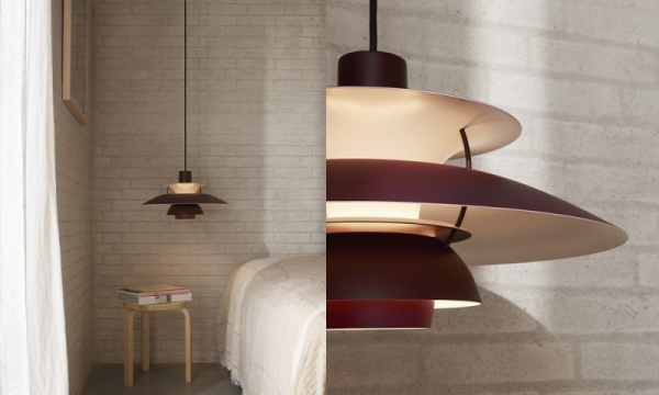 PH 5 モノクローム ペンダントライト / バーガンディーLouis Poulsen