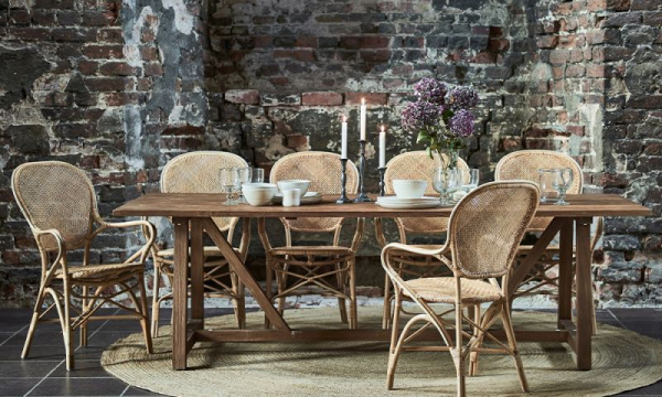 ラタン ダイニングアームチェア / ロッシーニSika・Design（シカ