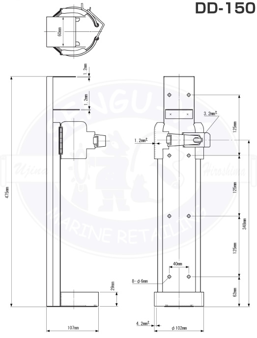 プロマリンDD-150 自動拡散型粉末消火器 法定備品 船検 小型船舶
