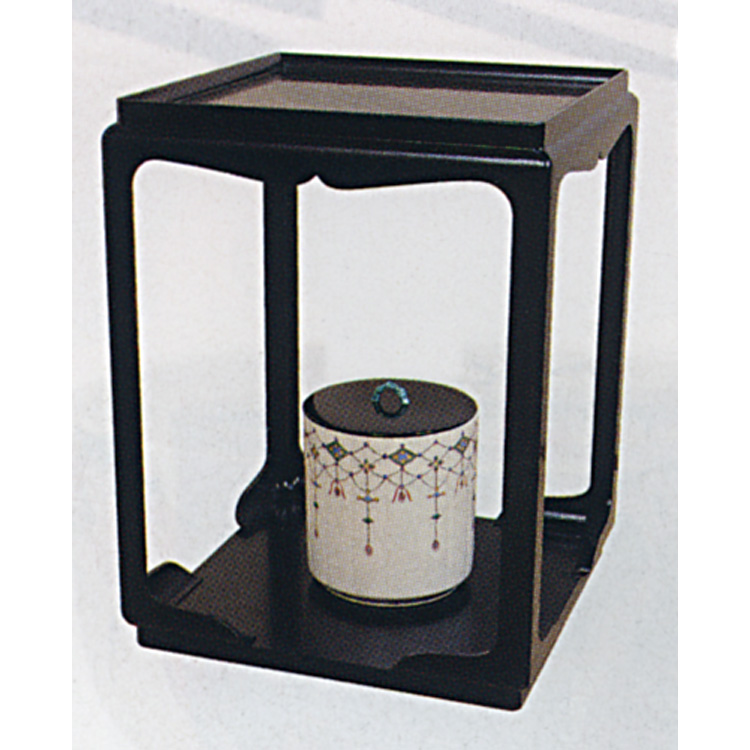 茶道具 棚（たな） 高麗卓 一閑張 京塗 松永三喜三（まつながみきぞう）