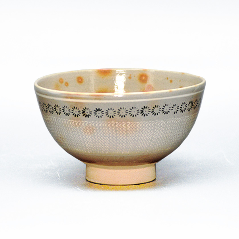 茶道具 茶器 三島茶碗 駕洛窯造 駕洛窯造 庚午御本三島