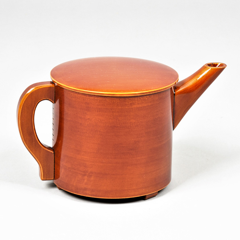 茶道具 水次（水注・みずつぎ） 飛騨春慶塗 曲片口水次 無地 春次