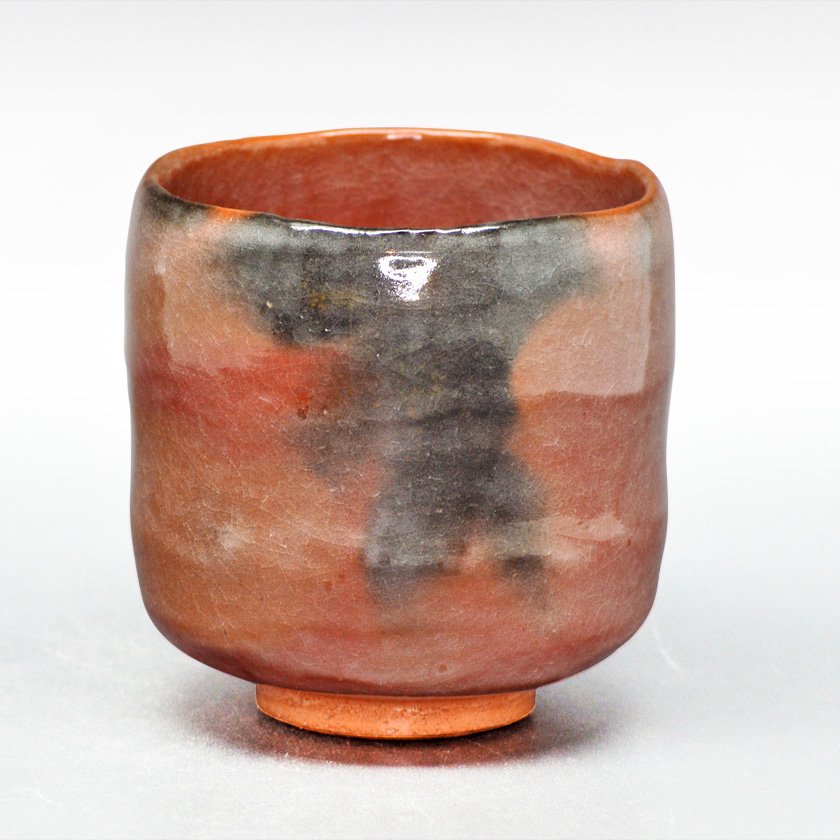 茶道具 筒茶碗（つつちゃわん） 筒茶碗 赤楽 松楽窯 | 千年の香り 千紀園