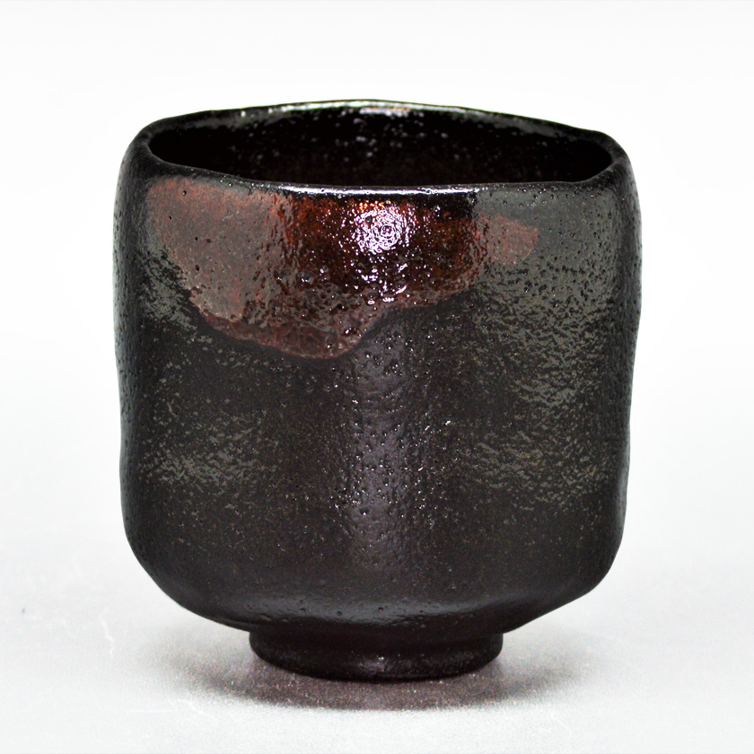 茶道具 筒茶碗（つつちゃわん） 筒茶碗 黒楽 松楽窯 | 千年の香り 千紀園