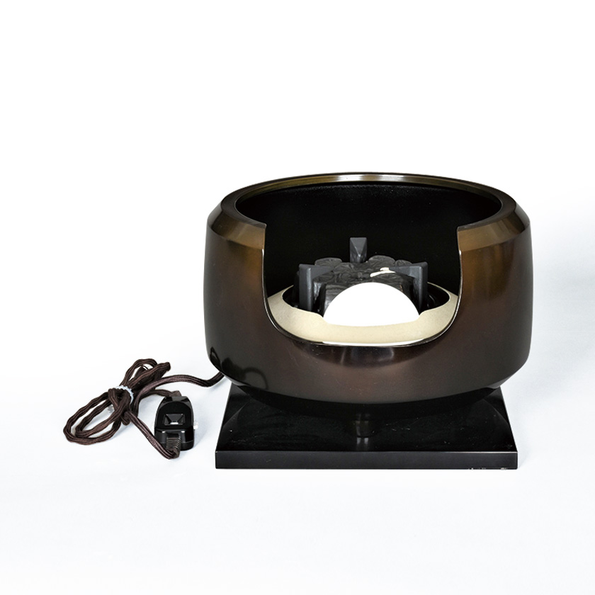 茶道具 風炉（ふろ） 唐銅面取風炉電気炭セット YS-3 100V/500W | 千年