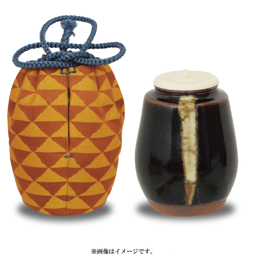 茶道具 ☆ 茶合（江戸小紋吹き寄せ）銅製 茶道具 ☆ 茶合（江戸小紋