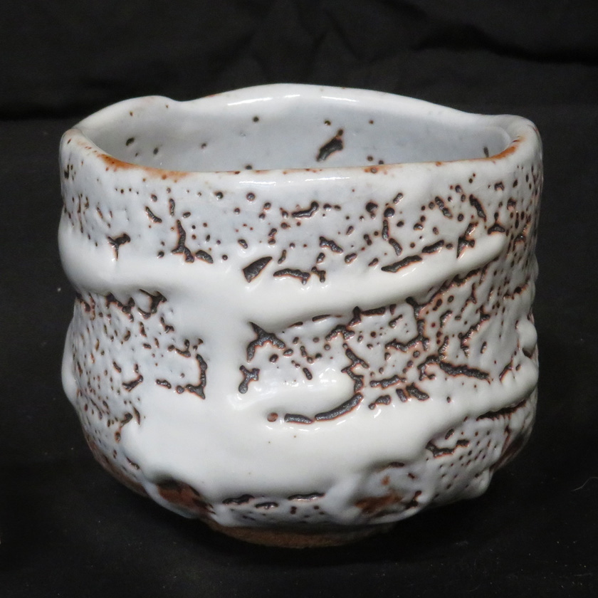 茶道具 抹茶茶碗（まっちゃちゃわん） ネズミ志野 茶碗 信楽焼 灰塚窯