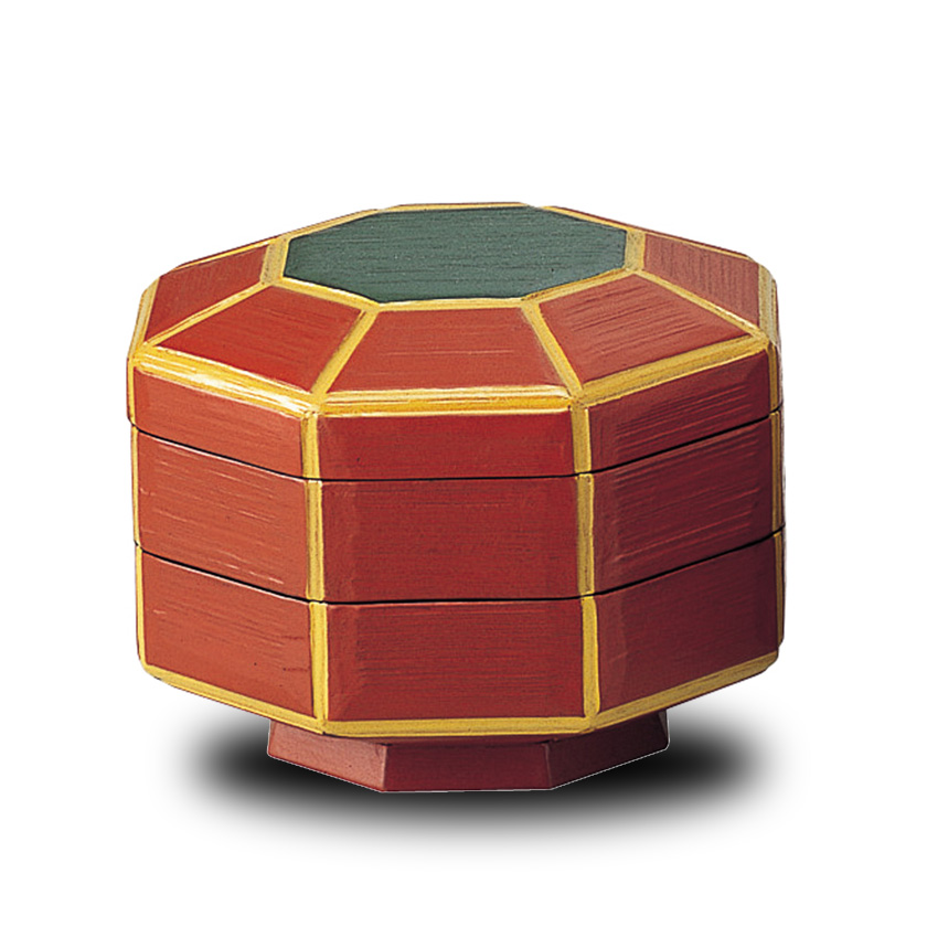 茶道具 食籠（じきろう） 食籠 八角 ヘギ目 了々斎好写 宗之