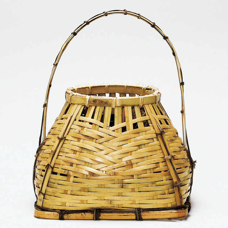 花入有馬籠瓢轡昭竹斉猪名の野笹 【特注品】