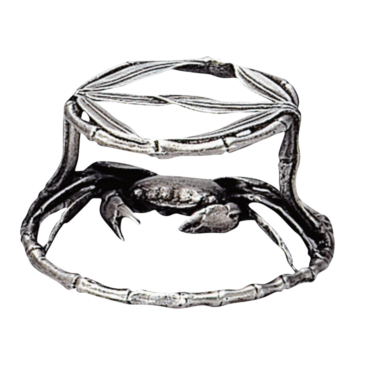 茶道具 蓋置 笹蟹 哲匠 蓋置