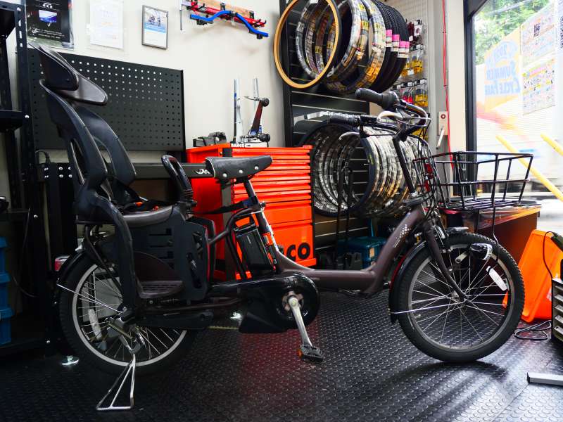 ブリヂストン アンジェリーノ 26インチ 3人乗り デジタル 電動自転車