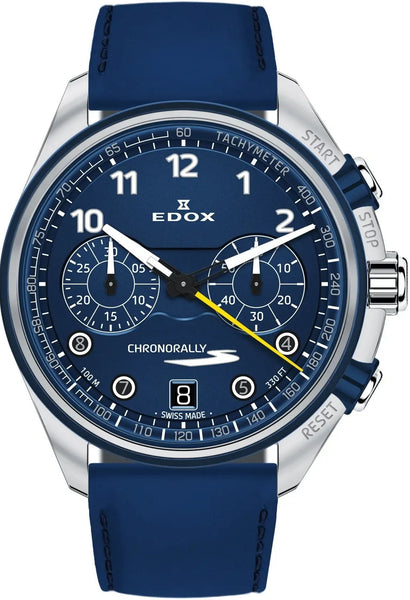 Edox Chronorally-S Chronograph 09503 3BUCBU BUBG - SeriousWatches.com