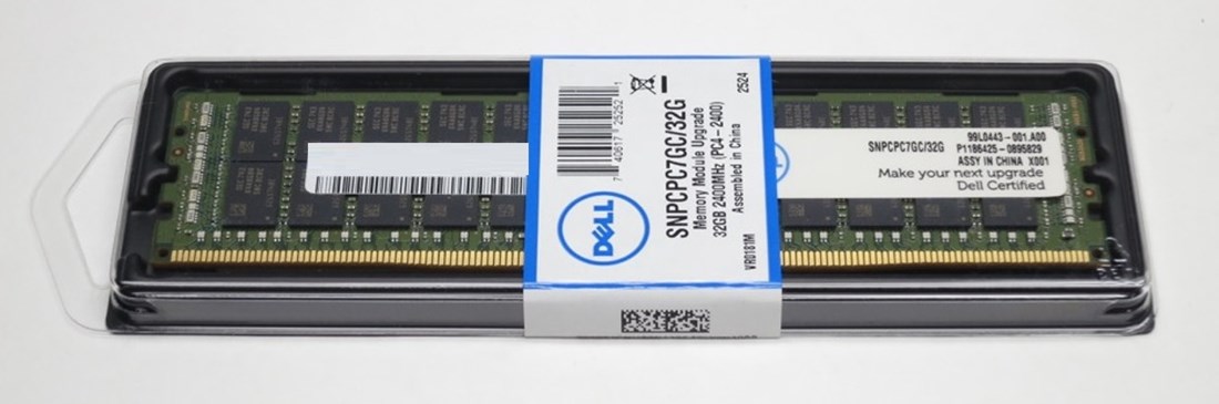 Dell SNPCPC7GC/32G 32GB PC4-19200 DDR4-2400MT/s 2Rx4 ECC Memory
