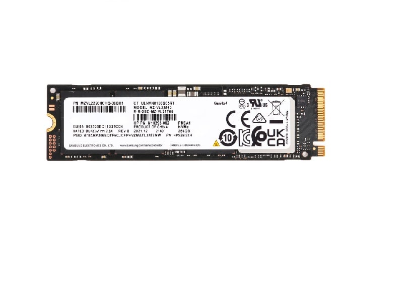 Samsung PM9A1 MZVL2256HCHQ-00BH1 SSD 256 GB Pci Express 4.0 X4