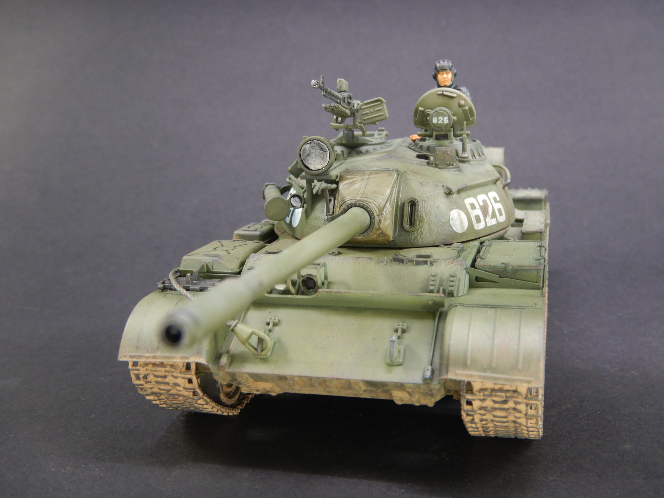 タミヤ 1/48 ソビエト戦車 T-55 | 手動式模型工作