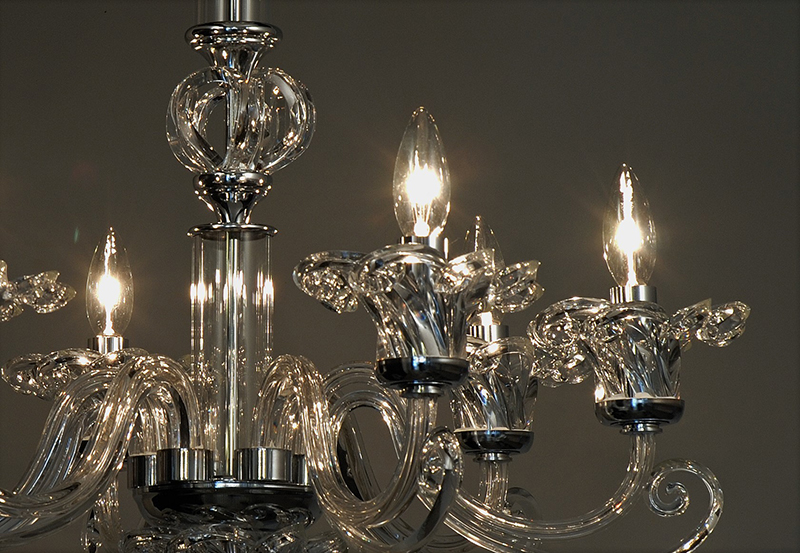 6/15まで値下げ】スペインハンドメイド/クリスタルドロップ3灯