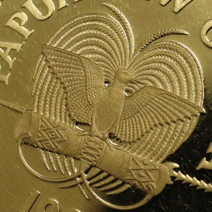 1990年発行 パプアニューギニア法定通貨 100キナ金貨 | 質屋ブログ