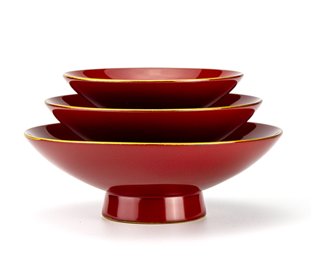 朱塗り 盃 平盃 小椀 酒器 No.3 古美術 古道具 アンティーク 酒器と膳