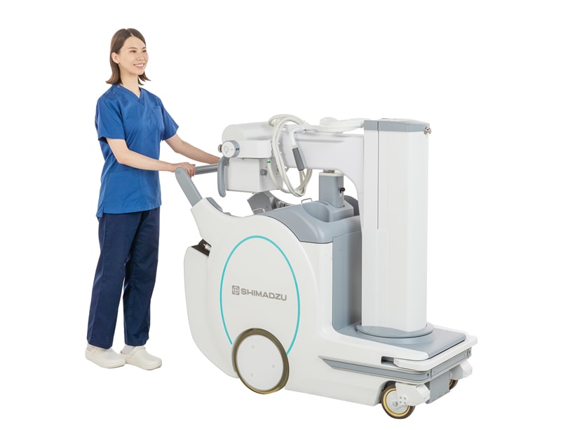 SHIMADZU] 感染症や災害などの医療現場でも、ストレスなくX線撮影