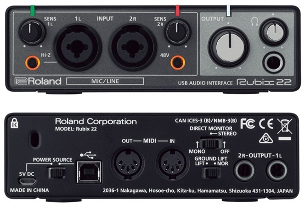 Rolandオーディオインターフェース・Rubix22 Rubix24 在庫あります