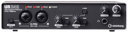 Steinberg UR242 オーディオインターフェイス 付属品全てあり 4イン2