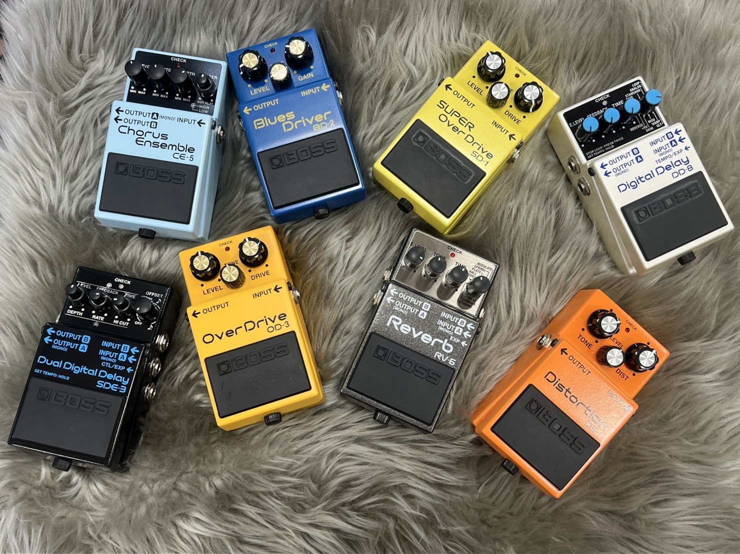 BOSS歪みペダル5大比較！BD-2・SD-1・OD-3・DS-1・MT-2の違いと選び方