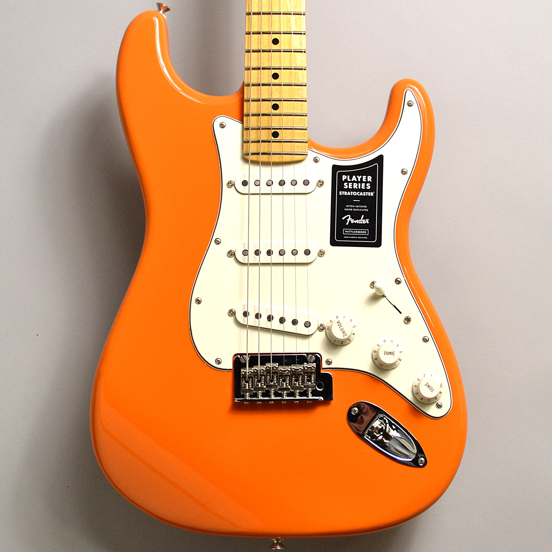 入荷情報】Fender Player Stratocaster MN Capri Orange｜島村楽器