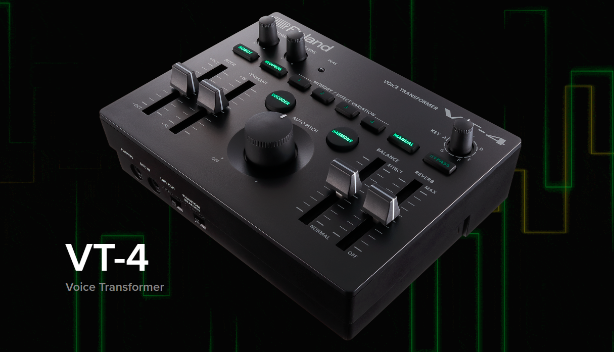 Roland ローランド VT-4 ボイスチェンジャー ボイストランスフォーマー