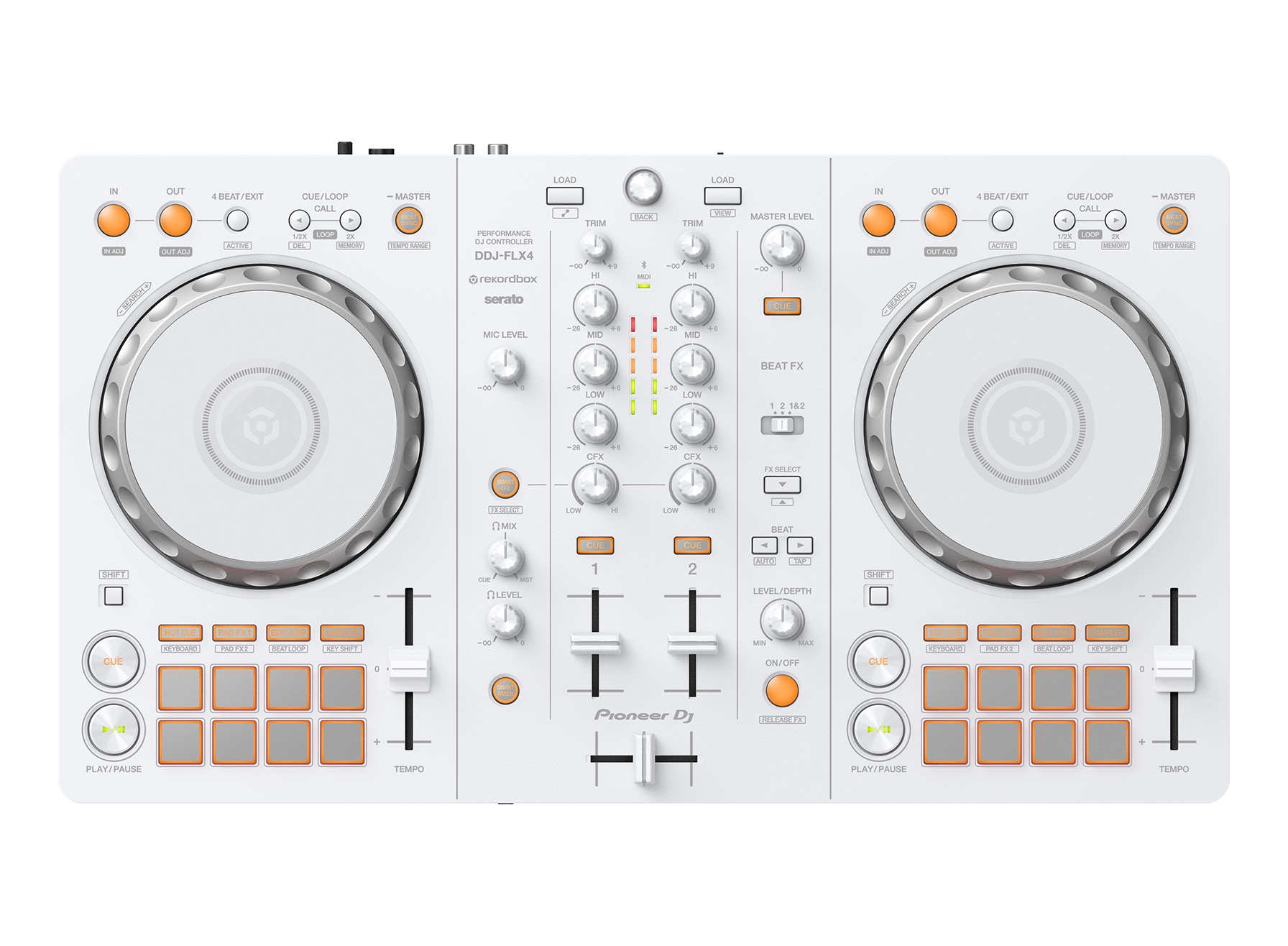 PioneerDJ(Alpha Theta)から人気のDDJ-FLX4の限定ホワイトカラー