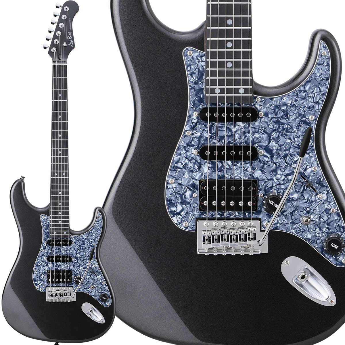 ギター LaidBack LST-3HZ lic Blue Pearl エレキギター】Laid Back LST