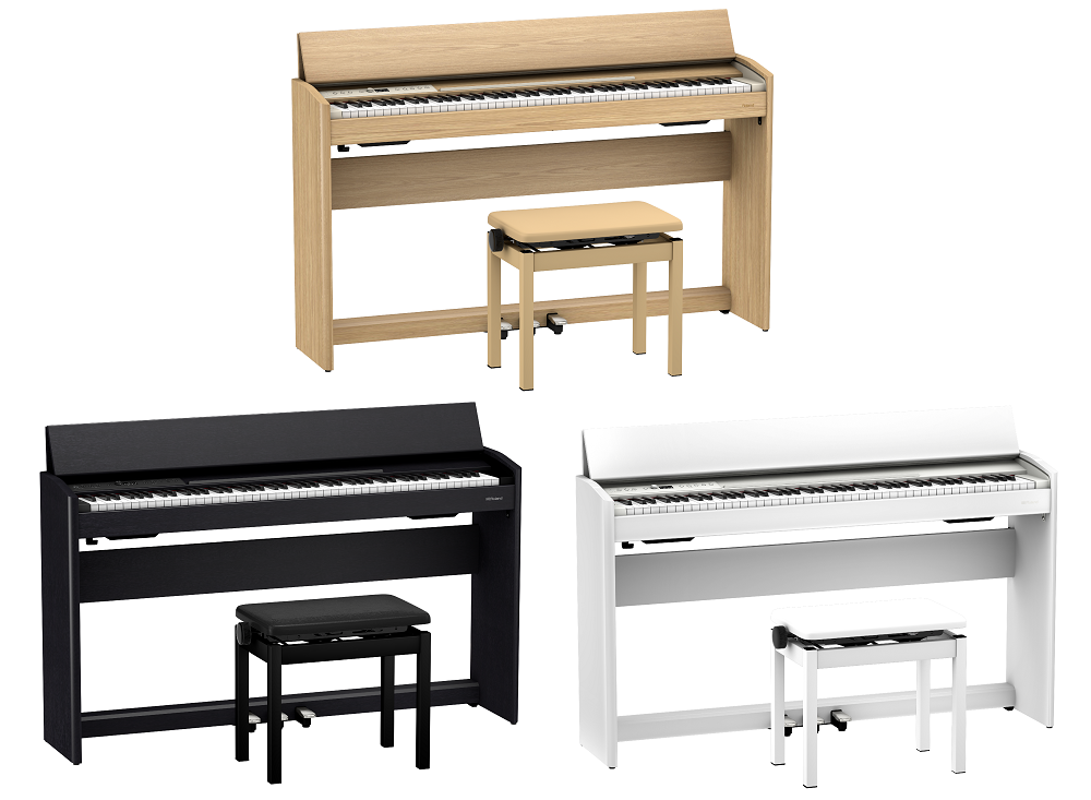 電子ピアノ】Roland F701 コンパクトな本格派スタイリッシュピアノ