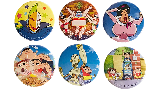 クレヨンしんちゃん 缶バッジ 当時物 昭和平成レトロ クレヨン