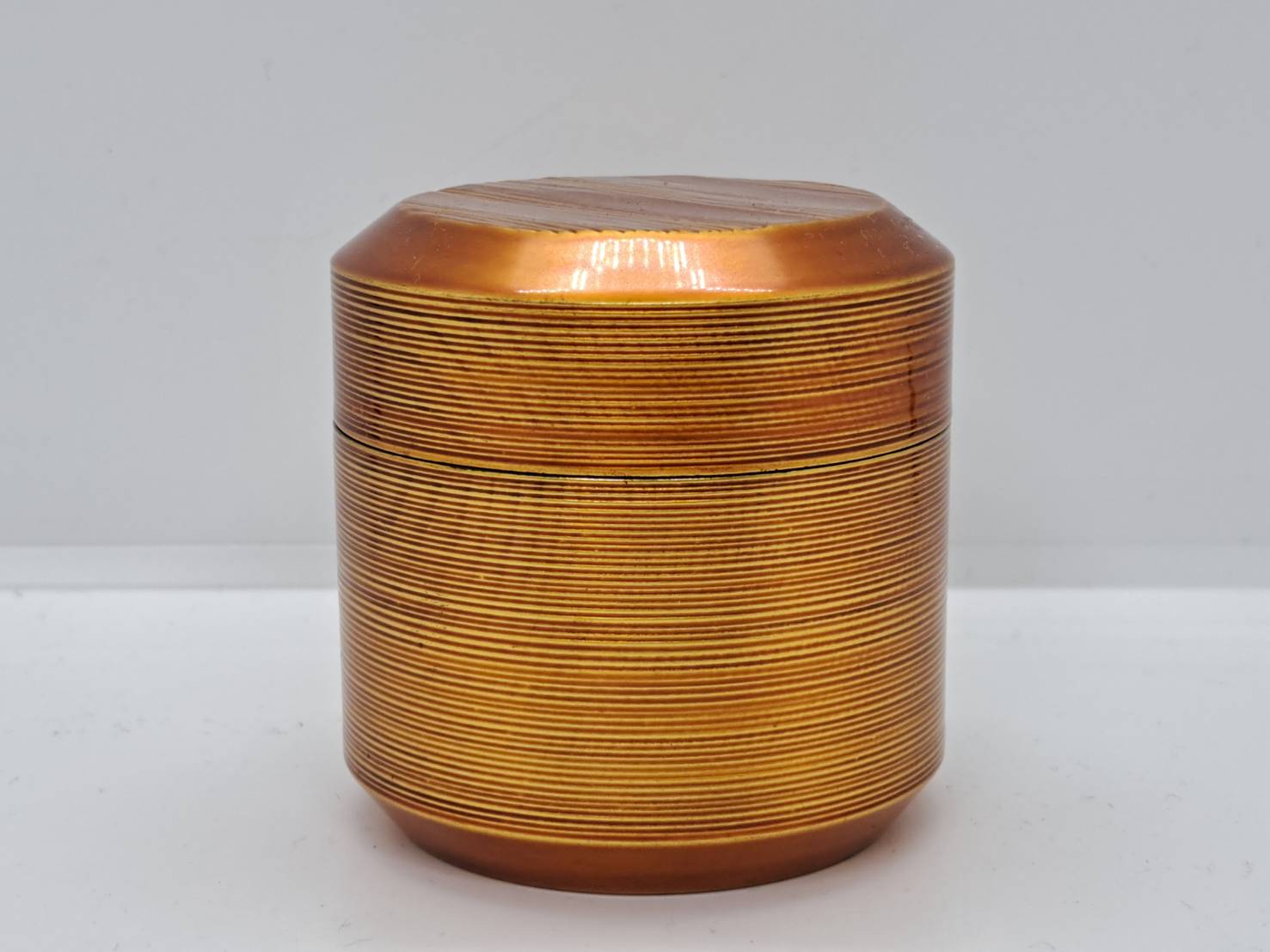 木具師 橋村萬象 白檀塗 棗 共箱 | 新栄堂