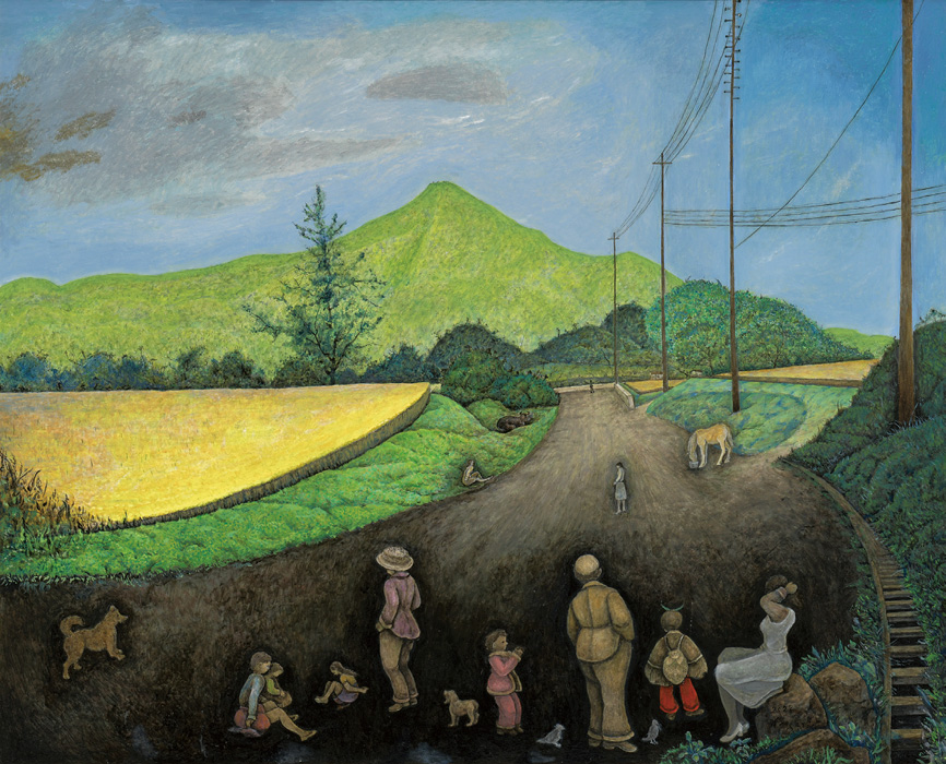 服部和三郎【横たわるヴィーナス】肉筆油彩画 服部和三郎【横たわる