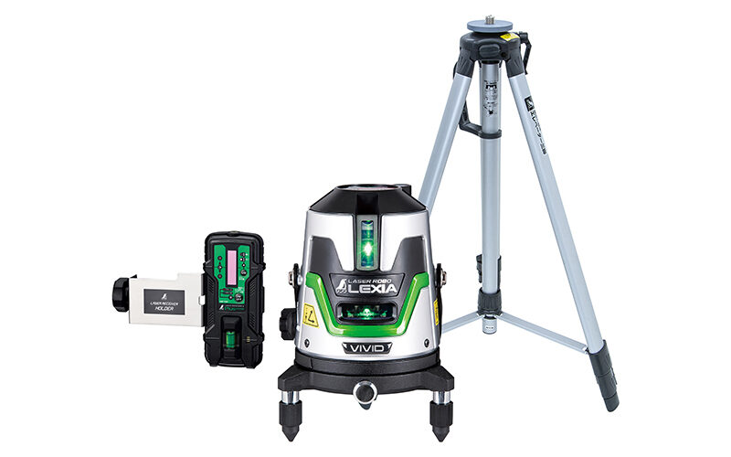 レーザーロボ LEXIA VIVID 51グリーン受光器・三脚セット