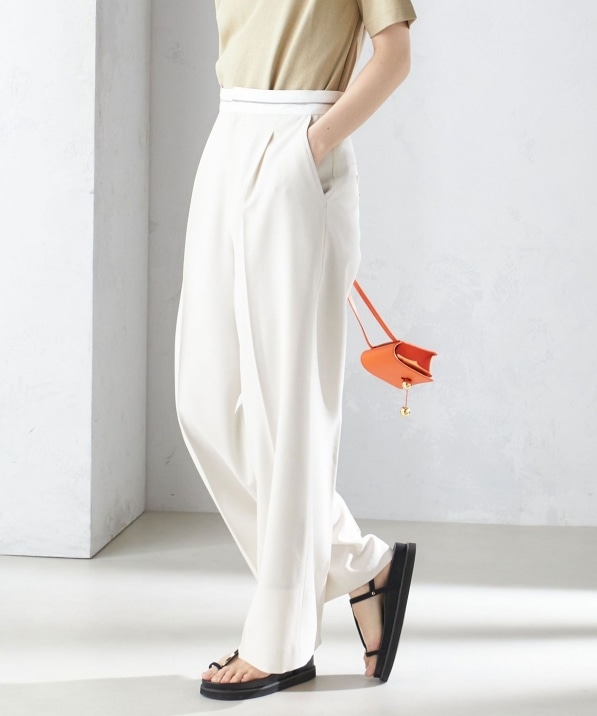 手洗い可能〉マーベルト デザイン ワイド パンツ｜ SHIPS 公式サイト