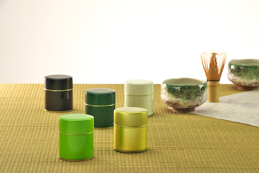 抹茶缶｜静岡製缶