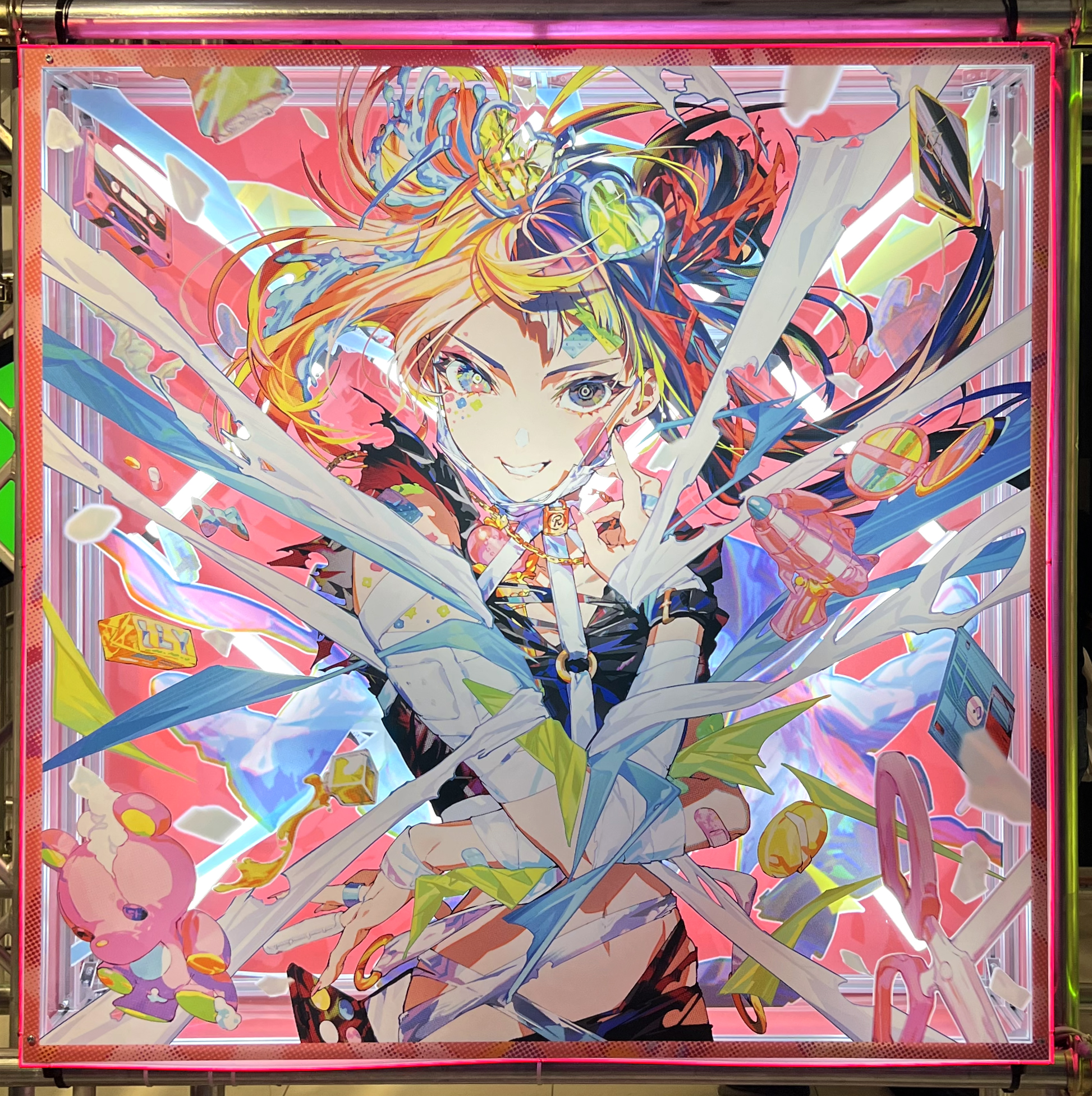 Mika Pikazo個展 ILY GIRL 複製原画 FOX アクリルアート この夏、人気