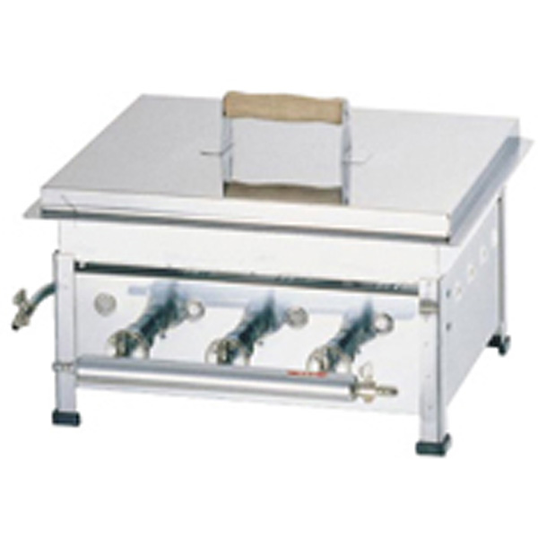 荒木金属製作所 ガス 餃子焼器 シングル No.18 都市ガス - 調理器具の