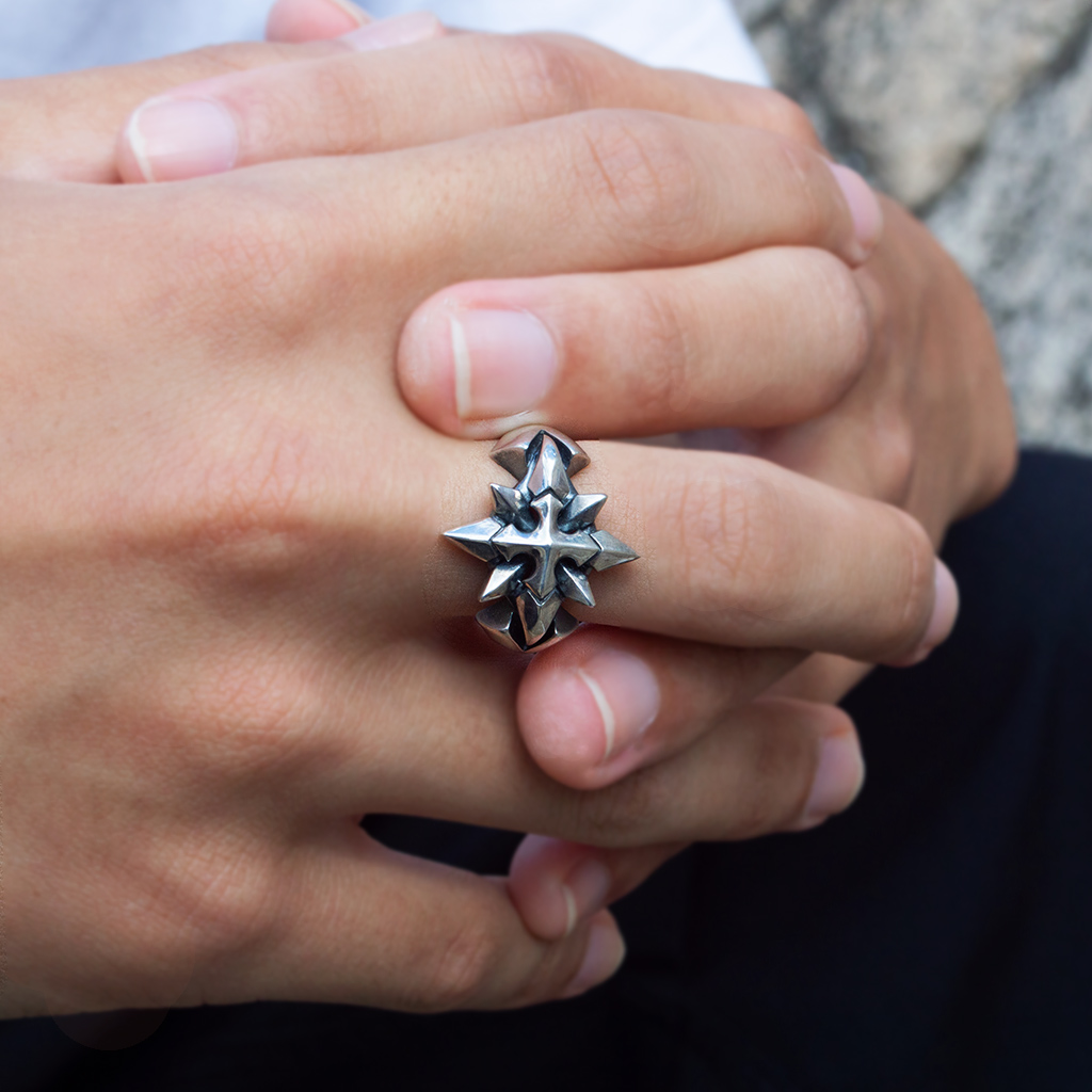 ratbetty シルバー 彫刻リング Rat Ring in Sterling Silver – Chunky