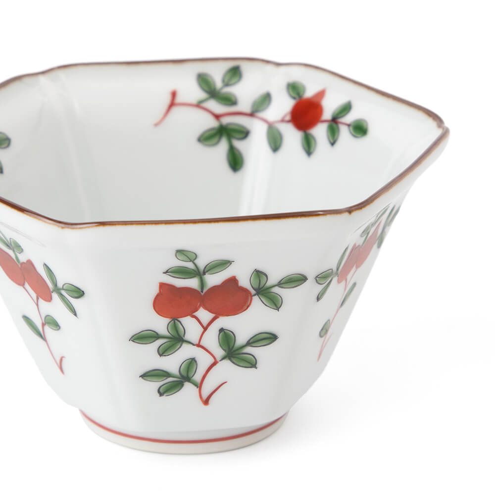 未使用 赤絵 瓢 向付 竹徳 小皿 未使用 赤絵 瓢 向付 竹