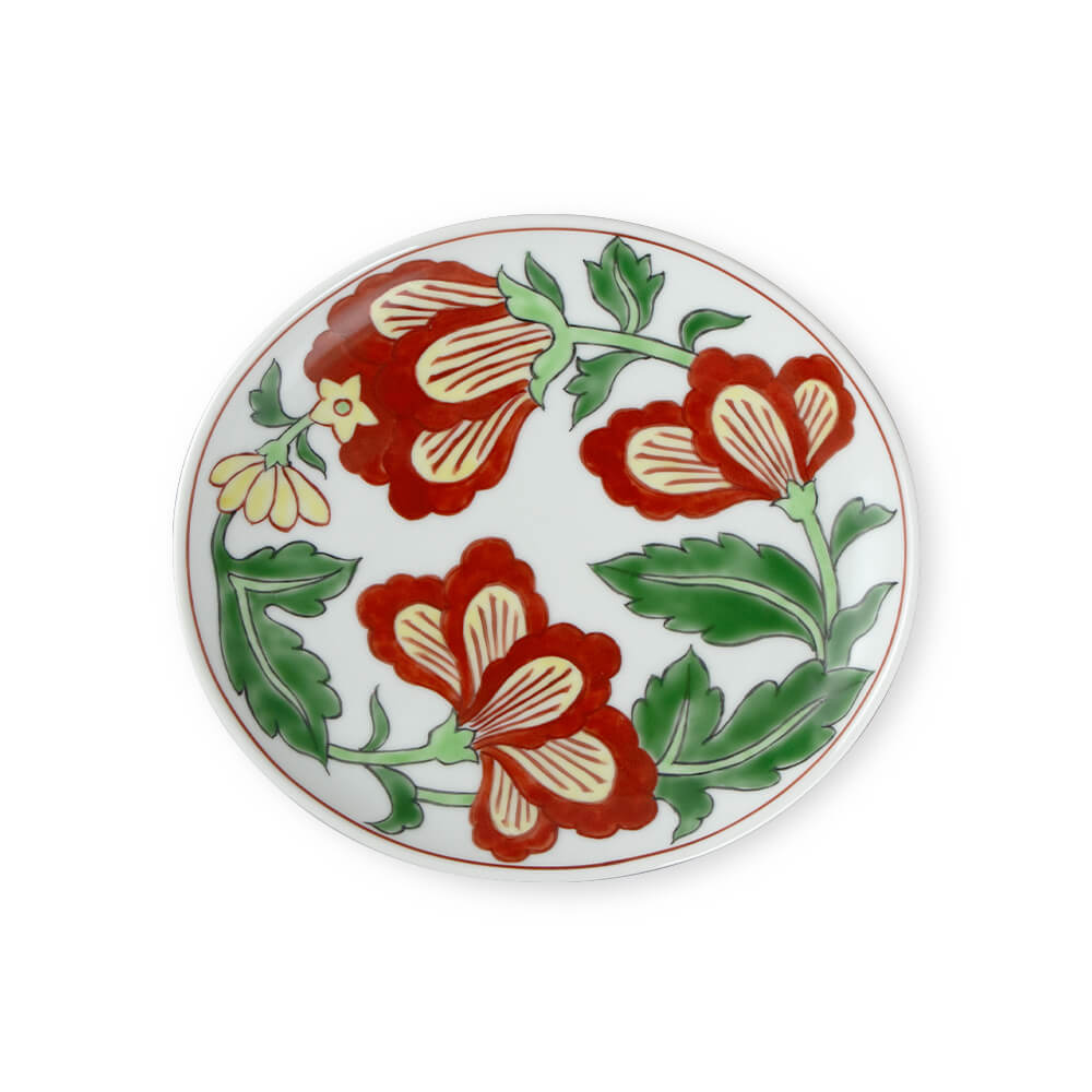 源右衛門窯 赤呉須花鳥文 尺皿 直径30.7㎝ 定価52,800円 高級ライン