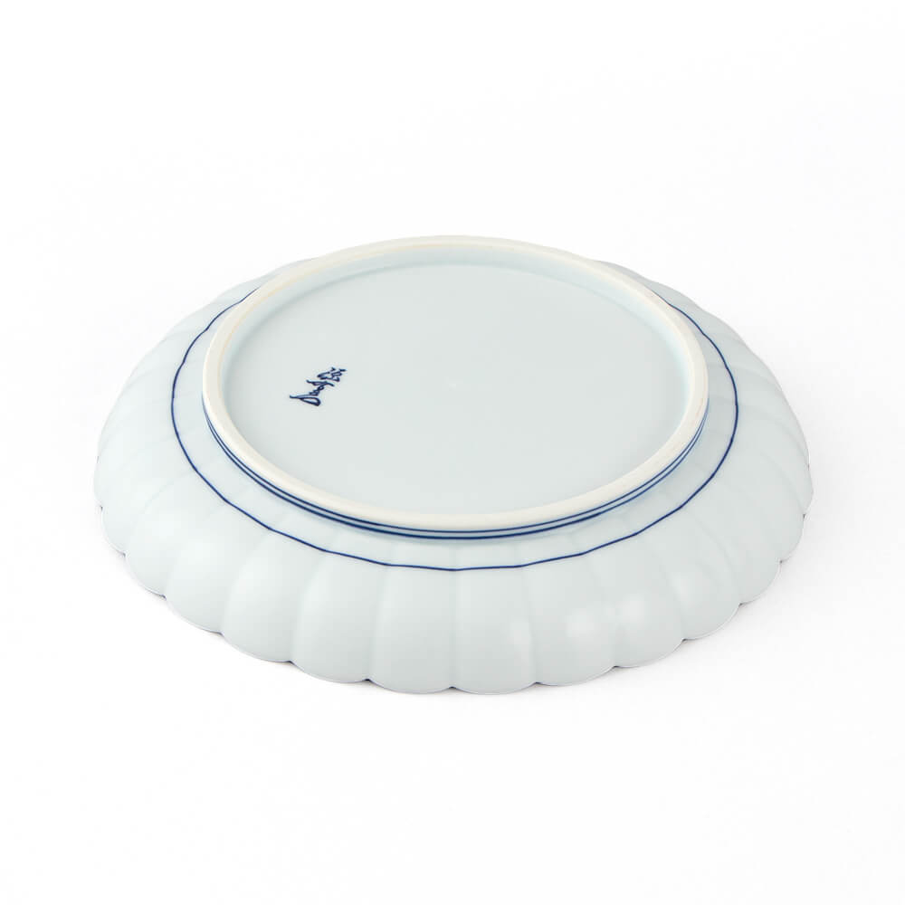 古伊万里風草花菊渕 皿 ｜ 有田焼の源右衛門窯公式オンラインショップ