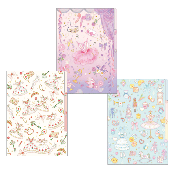 バレエ たけいみき A4クリアファイル(3ポケット) | バレエ用品や