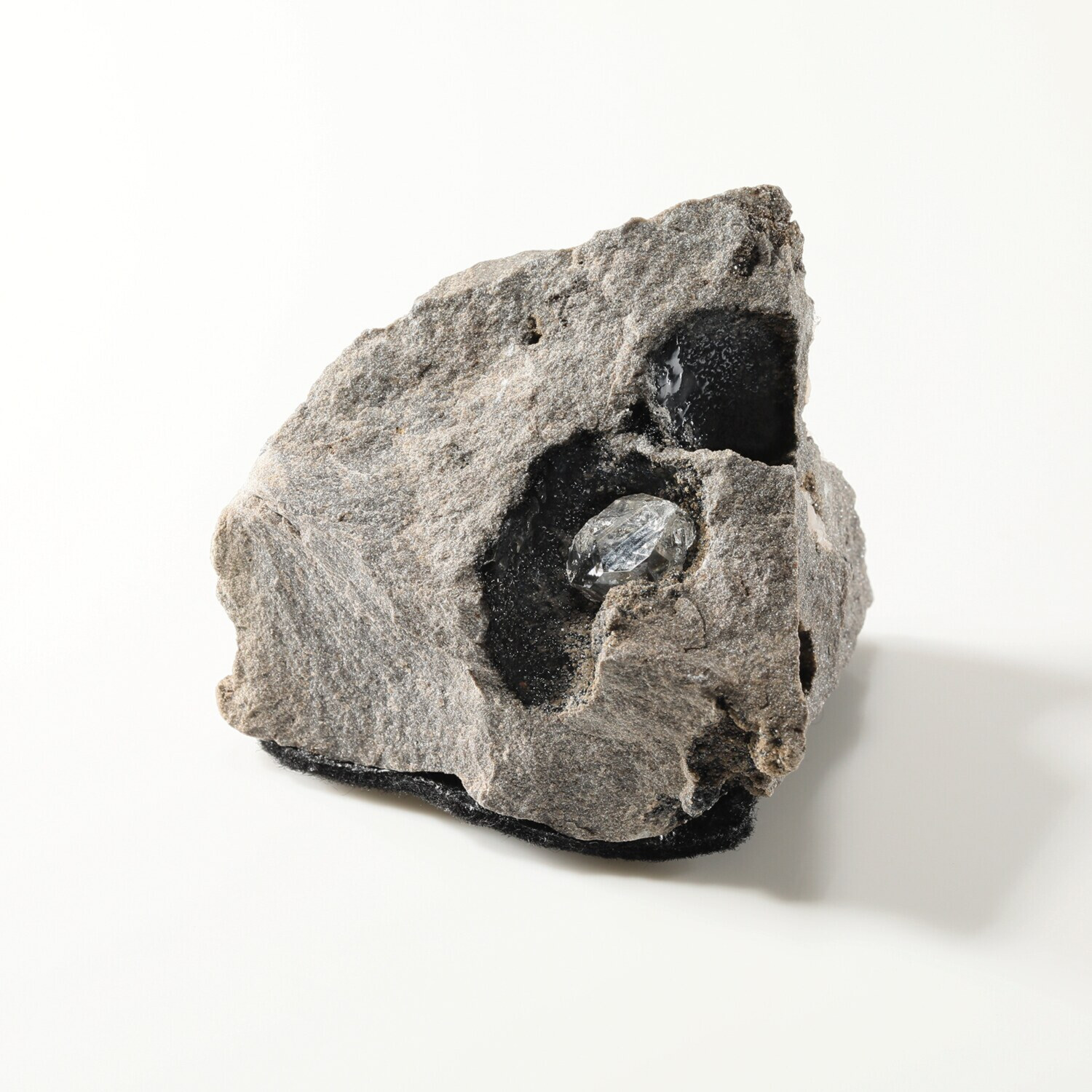 ハーキマーダイヤモンド ロッククリスタルクォーツ 母岩付 天然原石