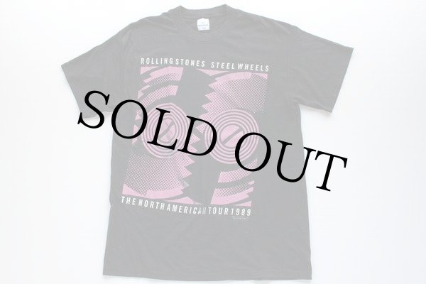 vintage The Rolling Stones 刺繍ロゴTシャツ 黒XL vintage The